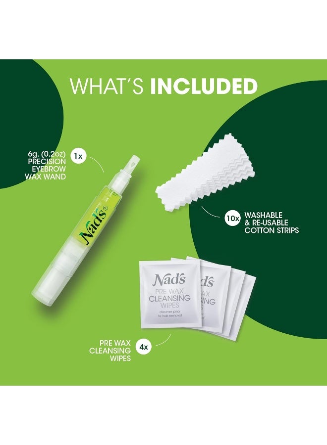 Nad's Precision Eyebrow Wax Wand with Pre-wax Wipes - Image 2